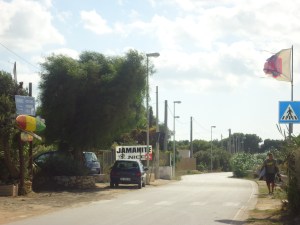 Lucio and Rosi's Plsce on the Sea across from Mozia