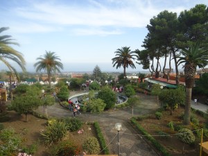 ionian sea in the backdrop