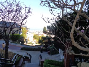 walking down lombard street