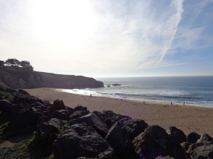 Driving along coast south of SF