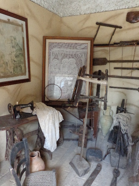 antique spinning wheel and more